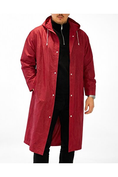 GÜÇLÜ Hooded Long Raincoat – Waterproof, Windproof Unisex