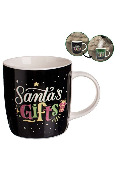 OEM Ceramic Christmas mug "Santa's Gifts" Thermosensitive 370ml