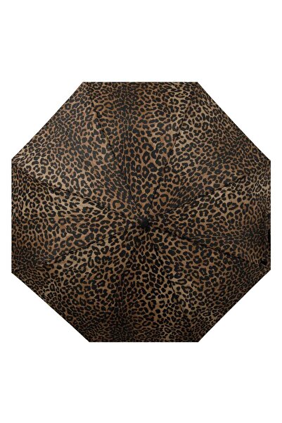 OEM Automatic Folding Rain Umbrella Animal Print & Strap 31.5cm