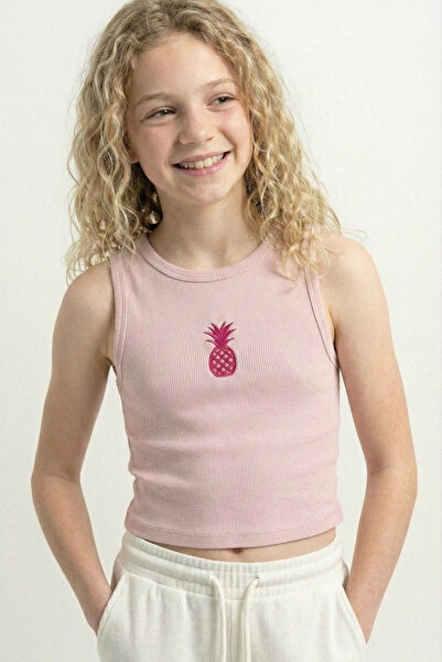 Kyron Girl's Cotton Fabric 2-Piece Crop Set - Different Colors and Patterns