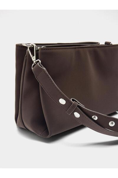 PARFOIS Kadife Dokulu Omuz Çantası