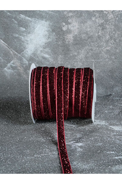 ARN Βελούδινη διακοσμητική κορδέλα 1 εκ. 3 μέτρα (Φούξια) - Κορδέλα με γκλίτε...