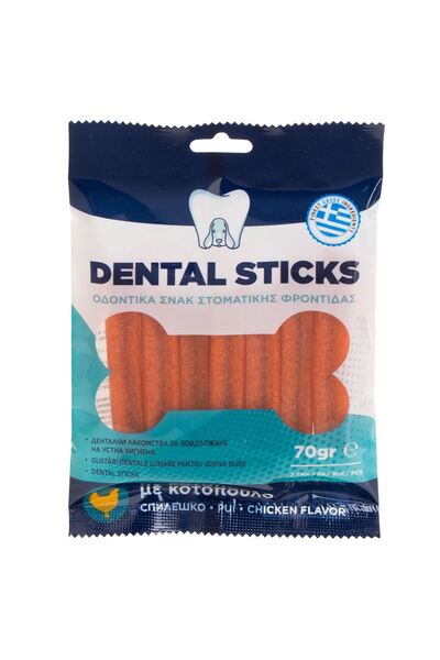 OEM Οδοντικά Στικς Σνακ Γεύσης Κοτόπουλο - 70γρ.