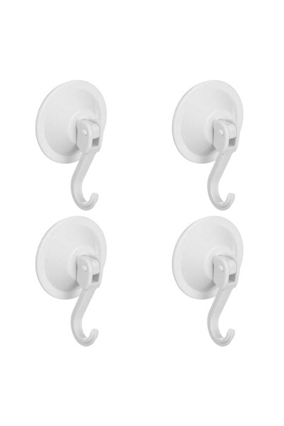 OEM Carlige cu Ventuze ABS Albe - 2buc