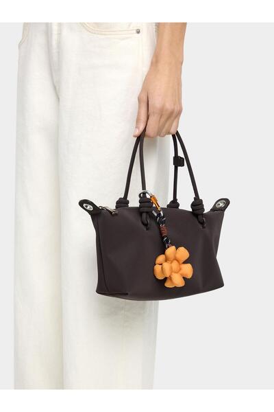 PARFOIS Yumuşak Dokulu Charmlı Tote Çanta