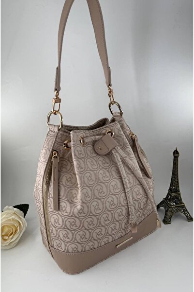 Home Büzgülü Monogram Kadın Çanta