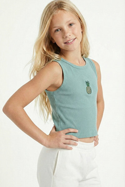 Kyron Girl's Cotton Fabric 2-Piece Crop Set - Different Colors and Patterns