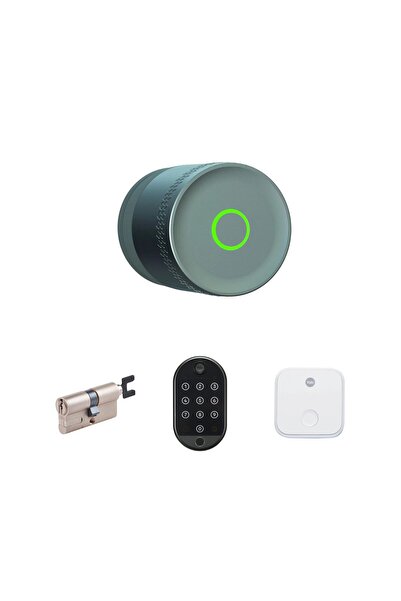 Yale Linus L2 Lite Akıllı Kilit Seti Gümüş Linus, Barel, Parmak Izli Tuş Takı...