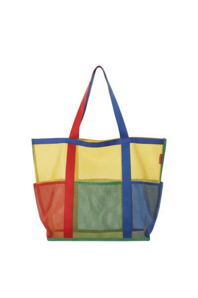 Baghashtag Color Pop 96 Limited Edition: 6-Pocket Multi-Colored Mesh Beach Bag
