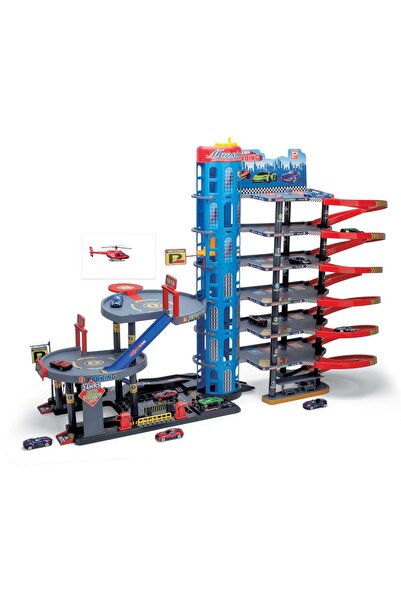 OEM Γκαράζ 6 Επιπέδων 9 Αυτοκινήτων & Ελικόπτερο