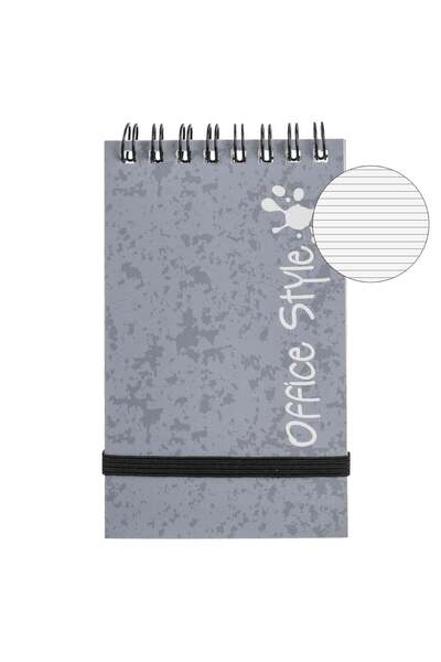 OEM A7 Grey Notebook with Elastic - 50F