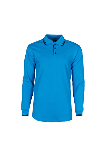 Baran Işık Bluză de trening pentru copii cu mânecă lungă și guler polo