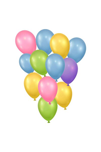 OEM Pastel Colored Metallic Party Balloons 30cm - 20pcs