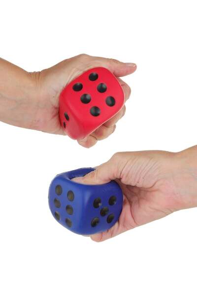 OEM Red or Blue Foam Dice 5.5x5.5x5.5cm