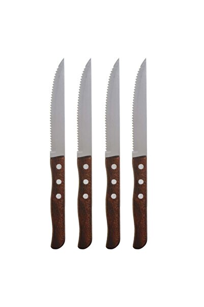 OEM Stainless Steel Serrated Table Knives 22.5cm - 4pcs