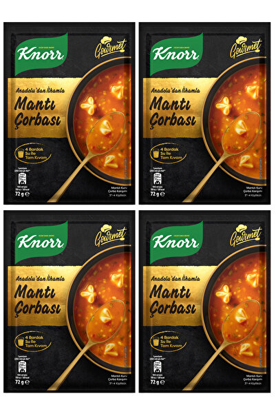 Knorr Mantı Çorbası Gourmet 72 gr x 4 Adet