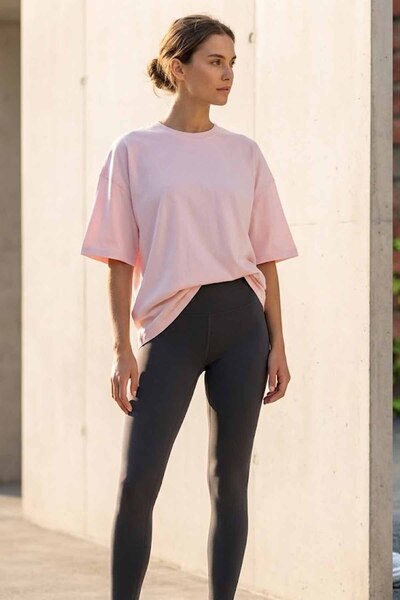 rekor sports Γυναικείο μπλουζάκι oversize 100% βαμβακερό casual