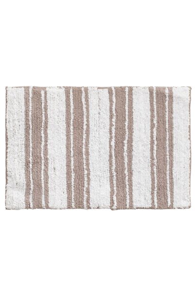 OEM Covoras Baie Bej cu Dungi Albe 60x40cm