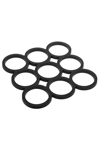 OEM Black Circle Pattern Cookware Stand 15x15cm