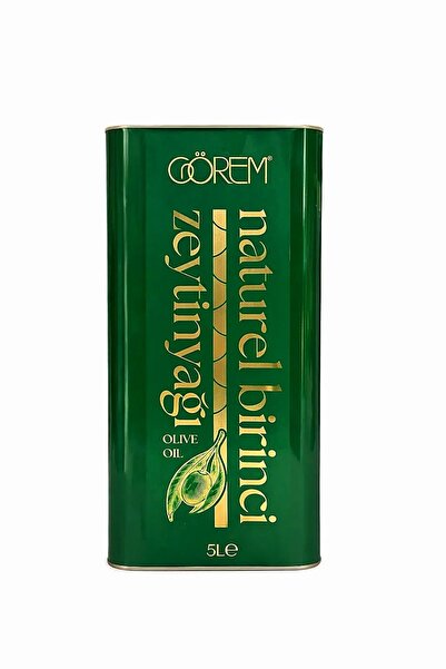 Görem Zeytin Soğuk Sıkım Natürel Birinci Zeytinyağı 5 lt.