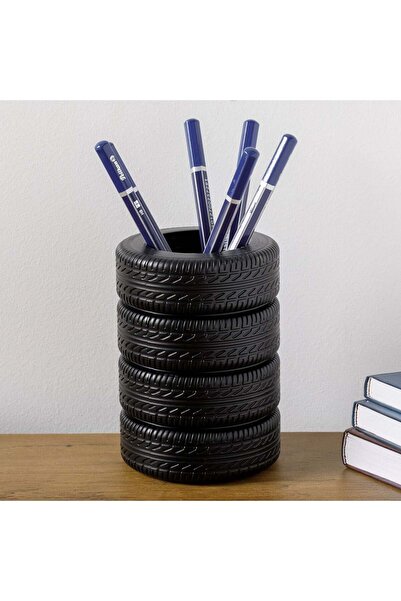 OEM Πλαστική θήκη για στυλό, μαύρη, ελαστικά αυτοκινήτου Ø8.5x9cm