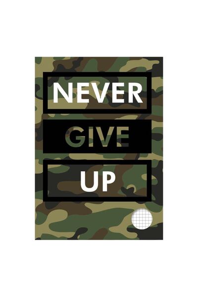 OEM Student Notebook A4 Mathematics Military Model - 40 Sheets