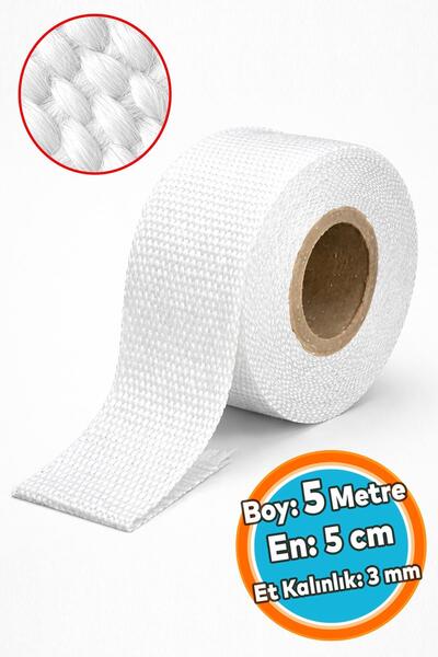 NZB (5 metre) Takviyeli Lifli En: 5 cm Kalınlık: 3 mm Cam Elyaf Ekzoz Sargı B...
