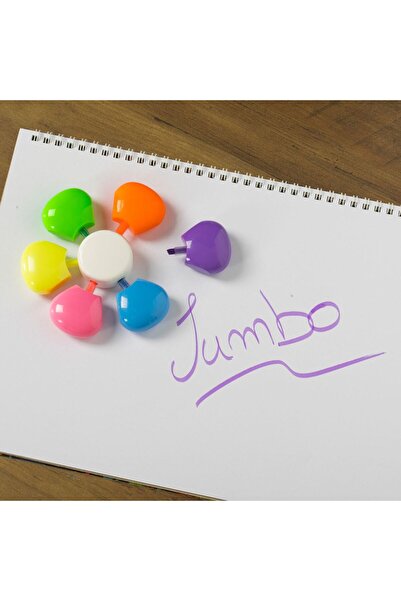 OEM Fancy Flower Highlighters 6 Colors Ø10cm