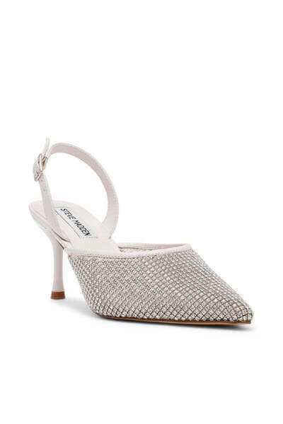 Steve Madden أحذية نسائية بكعب كريمي مزود بمستشعر