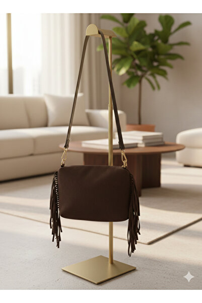 baharstore PÜSKÜLLÜ SÜET ÇANTA