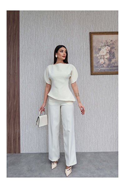 ESRAHELVACI Asymmetric cut double set