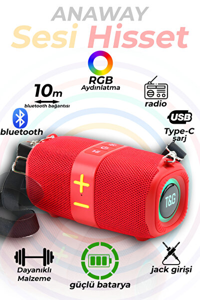anaway shopping Bluetooth Hoparlör Ses Bombası, USB Bağlantı, RGB LED, Taşına...