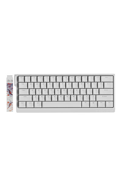 Madlions Tastatura Gaming MAD 60 HE,Alb ,Compacta, Switch Magnetic , USB-C, 8...