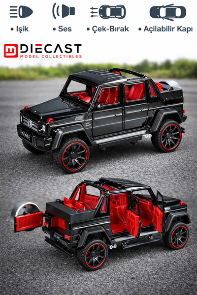 YILDIRIM OYUNCAK Die Cast Sound and Lighted Door Opening Pull and Drop Merced...