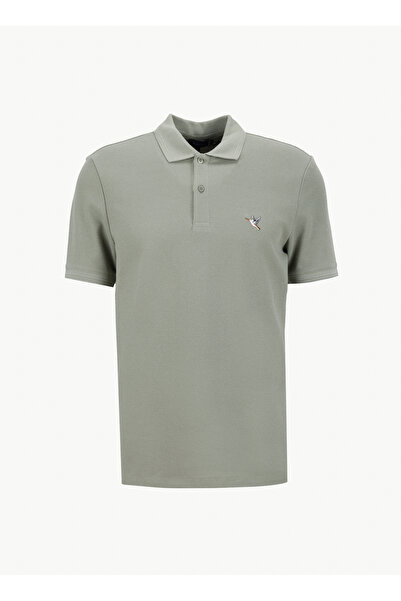Fabrika Haki Erkek Slim Fit Polo T-Shirt F5SM-TST 2779 N
