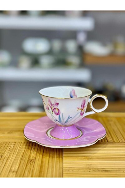 Mikasa Moor LILYUM PEMBE TEK KİŞİLİK TÜRK KAHVESİ FİNCANI