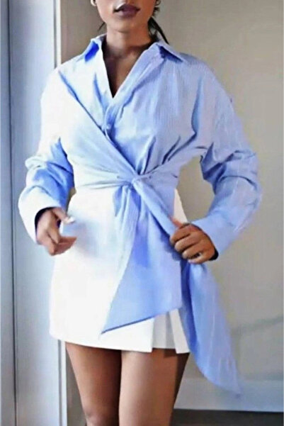 nedo7 Women's Long Sleeve Lace Detail Shirt