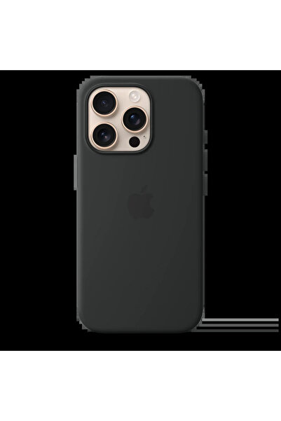 Apple Husa telefon iPhone 16 Pro Silicone Case cu MagSafe - Black