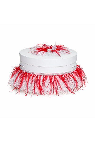 Dany Kids Fashion Baptism kit + bathing set in round box - red