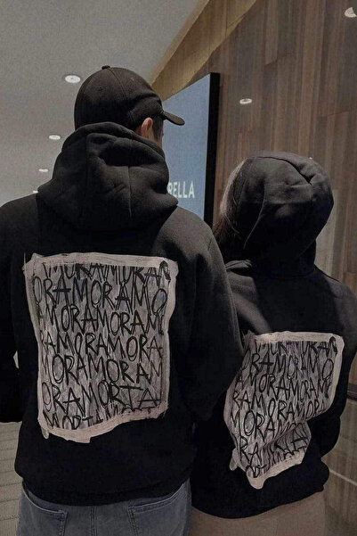 Touz Moda Couple Love Design Hooded Sweatshirt