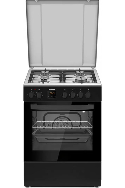 Heinner HFSC-S66FDCC-IBK ARAGAZĂ COMBINATĂ, DIGITALĂ, 4 ARZĂTOARE, CUPTOR ELE...