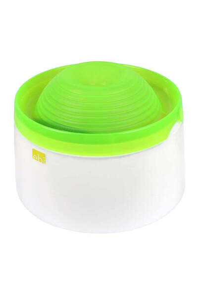 Ebi نافورة شرب مانجو 1.5 لتر للقطط والكلاب، لون أخضر، 22×22×15 سم