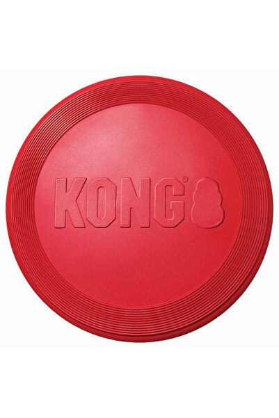 Kong Classic Rubber Flyer Dog Toy Red