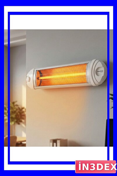 İN3DEX Infrared Isıtıcı Soba 2500W Termostatlı Enerji Tasarruflu