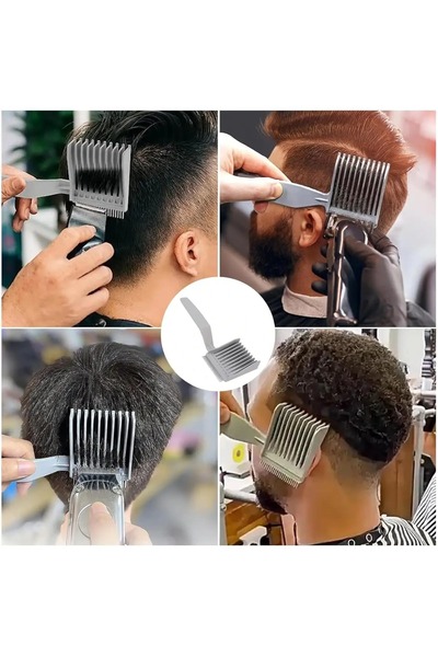 Arzu Güzel Cosmetics مشط قص الشعر المنحني الاحترافي والمناسب للاستخدام المنزل...