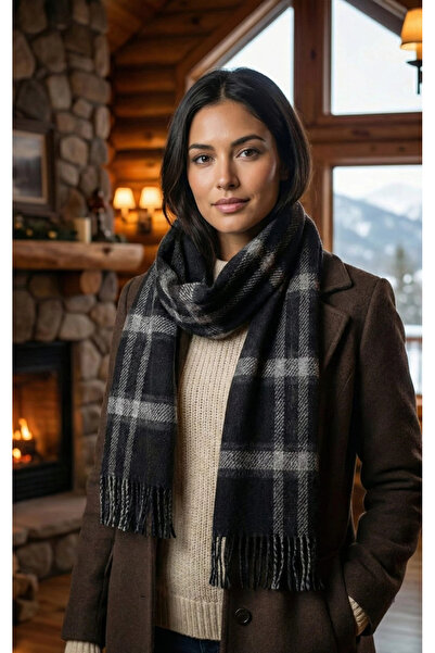 Elit Scarf Plaid Pattern Scarf