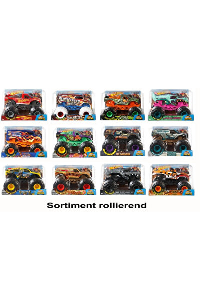 HOT WHEELS مجموعة شاحنات الوحش FYJ83 المتنوعة - قطعة واحدة (للأعمار من 3 سنوا...