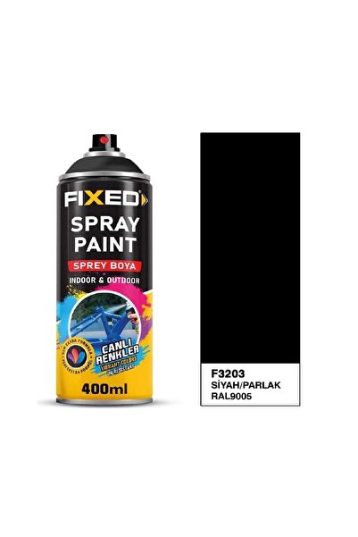 Sprey Boya Parlak Siyah Ral9005 400ml