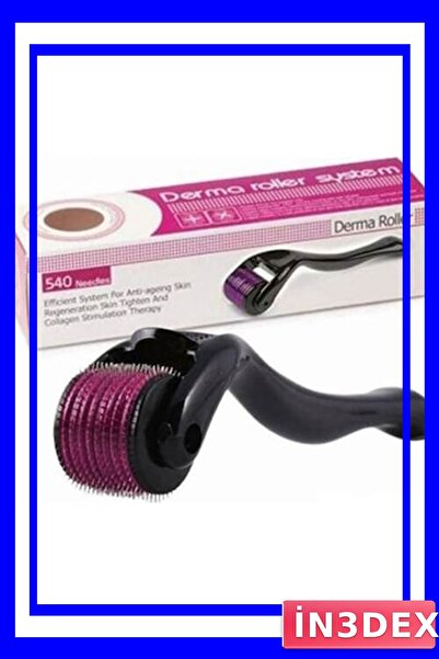 İN3DEX أداة تجديد البشرة بإبرة التيتانيوم 0.5 ملم مع 540 إبرة