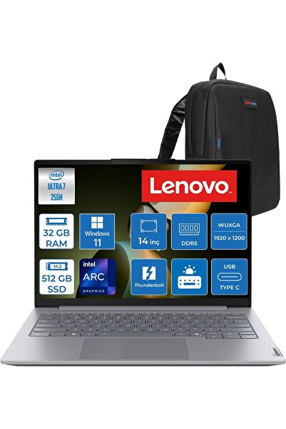 LENOVO Thinkbook 14 G8 Ial Ultra 7 255H 32GB Ddr5 512GB SSD W11PRO 14 Inç IPS...